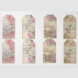 Victorian  Emphemera Series Design 28 Tissue Paper