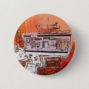 VICTORIAN ENGLAND 6 CM ROUND BADGE