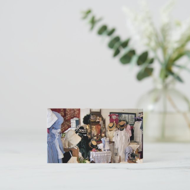 VICTORIAN ENGLAND BUSINESS CARD (Standing Front)