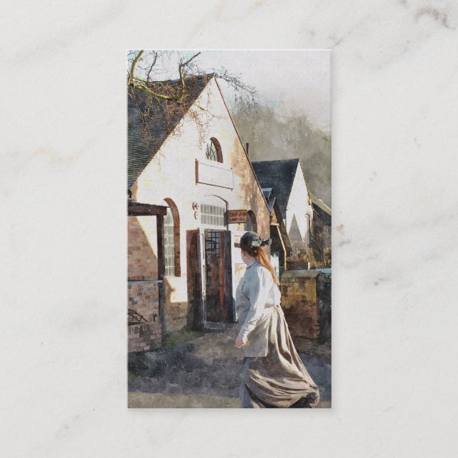 VICTORIAN ENGLAND BUSINESS CARD (Front)