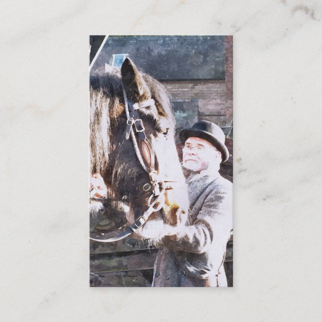 VICTORIAN ENGLAND BUSINESS CARD (Front)