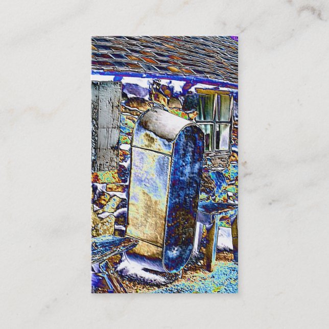 VICTORIAN ENGLAND BUSINESS CARD (Front)