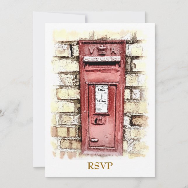 VICTORIAN ENGLAND invitation (Front)