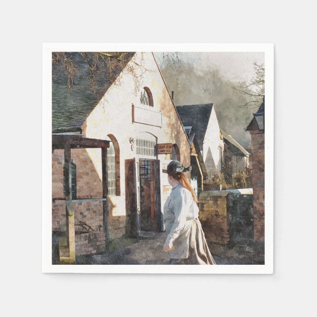 VICTORIAN ENGLAND NAPKIN (Front)