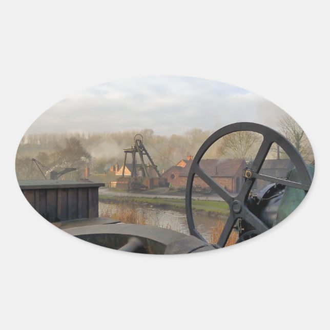 VICTORIAN ENGLAND OVAL STICKER (Front)