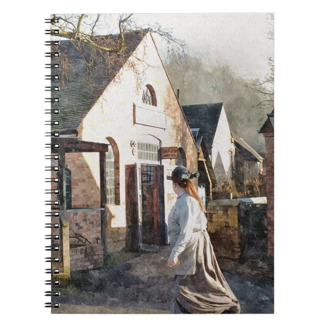 VICTORIAN ENGLAND SPIRAL NOTEBOOK (Front)