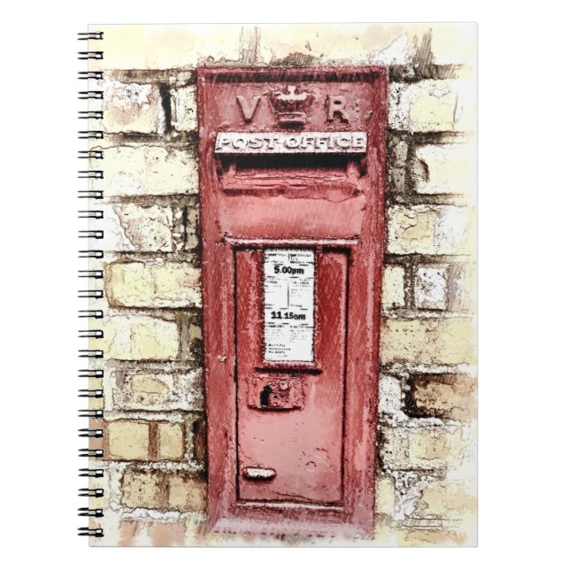 VICTORIAN ENGLAND SPIRAL NOTEBOOK (Front)