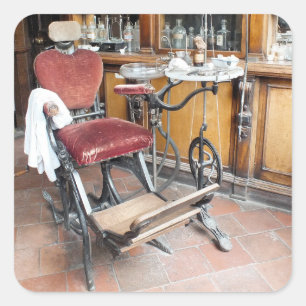 VICTORIAN ENGLAND SQUARE STICKER