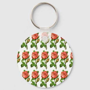 Victorian English Roses Keychain