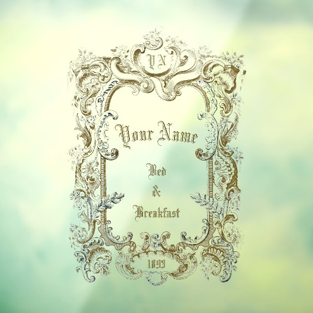 Victorian Era Border Bed & Breakfast Template (Sheet 3)