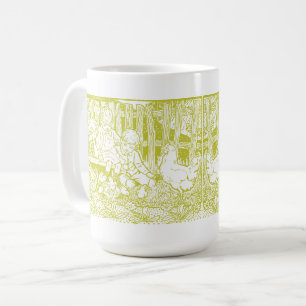 Victorian Era Children & Baby Chicks Coffee Mug