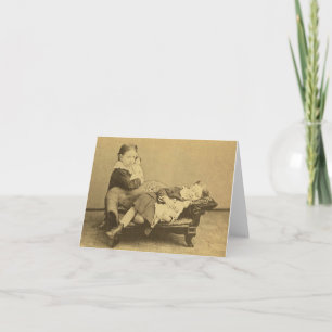 Victorian Era Death Photo Card