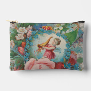 Victorian Era Floral Valentine's Card, Roses, 1879 Accessory Pouch