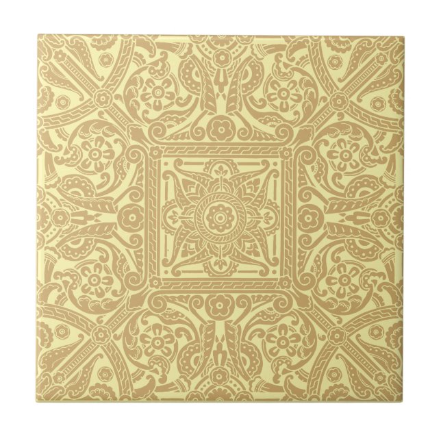 Victorian Era Ornate Ornament Pattern by Dresser Tile (Front)