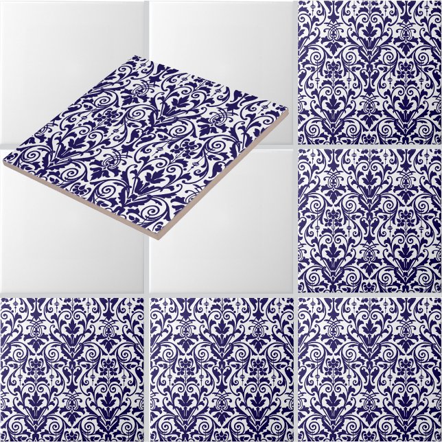 Victorian Era Scrolling Floral Foliage Pattern Tile (Creator Uploaded)