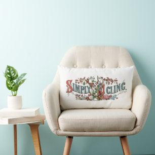 Victorian Era Simply To The (Cross) I Cling Lumbar Cushion