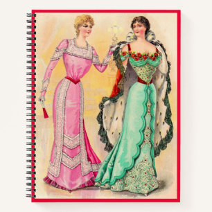 Victorian evening wear notebook
