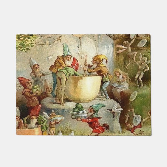 “Victorian Fairies” by E S Hardy Doormat (Front)