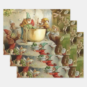 “Victorian Fairies” by E S Hardy Wrapping Paper Sheet