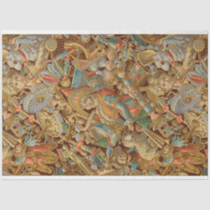 Victorian Fantasy Toy Collage Tissue Paper