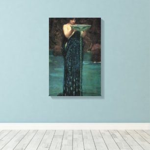 Victorian Fine Art, Circe Invidiosa by Waterhouse Canvas Print