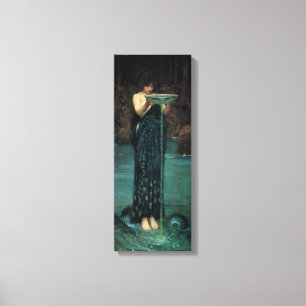 Victorian Fine Art, Circe Invidiosa by Waterhouse Canvas Print