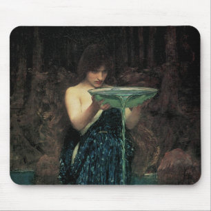 Victorian Fine Art, Circe Invidiosa by Waterhouse Mouse Pad