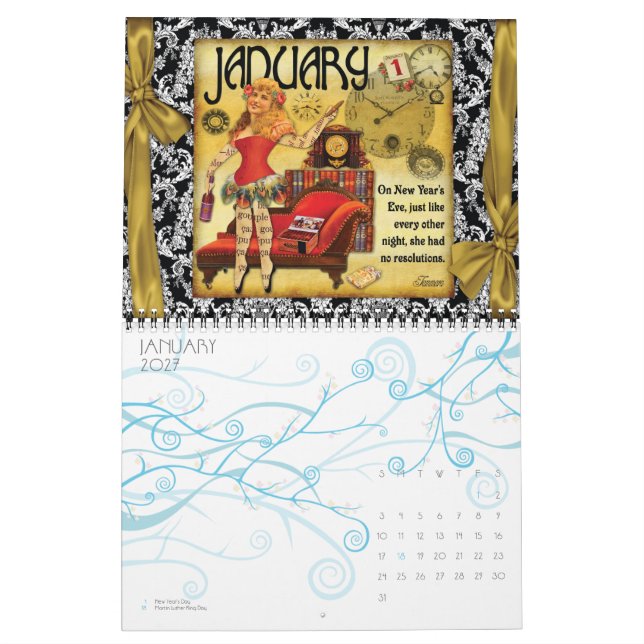 Victorian Floozies Calendar 2011 (Jan 2027)