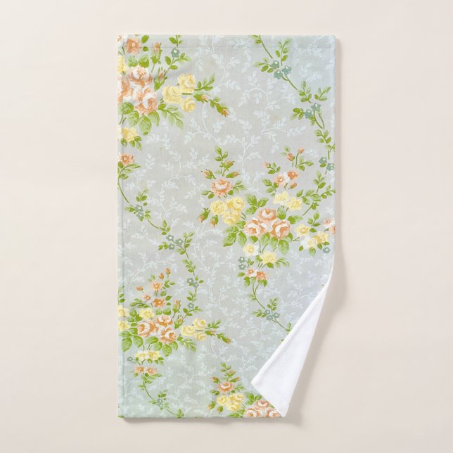 Victorian Floral and Vine Hand Towel (Hand Towel)