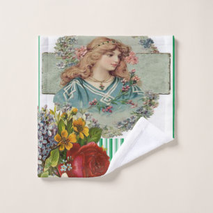 Victorian Floral Bathroom Towel Sets