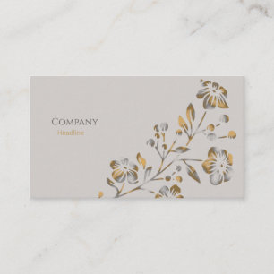 Victorian Floral Business Card