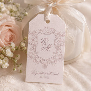 victorian floral garden luxe gift tags