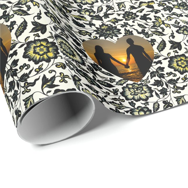  Victorian Floral Ornament Pattern Wrapping Paper (Roll Corner)