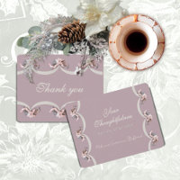 Victorian Floral Tapestry in Rose Thank You