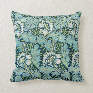 Victorian Floral Wallpaper Pattern Cushion