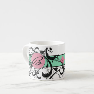 Victorian Flourish Monogrammed Espresso Cup