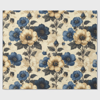 Victorian flowers Gift Bag Wrapping Paper