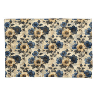 Victorian flowers pillowcase