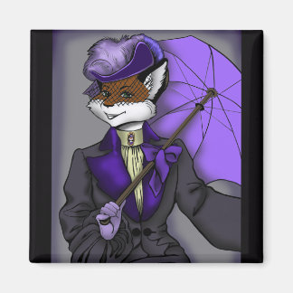 Victorian Fox Magnet