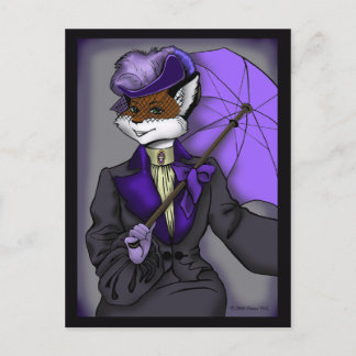 Victorian Fox Postcard