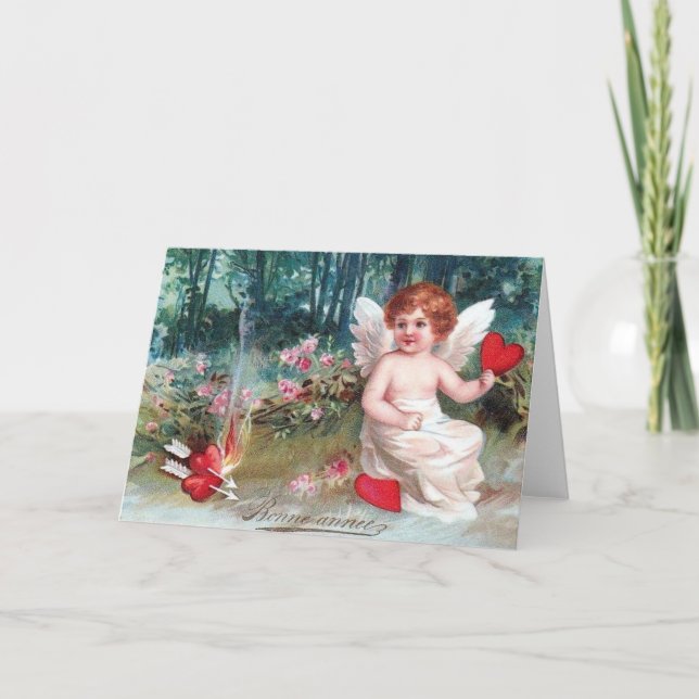 Victorian French New Year Card (Front)
