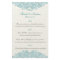 Victorian Garden Aqua Ivory Menu