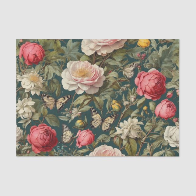 Victorian Garden Tissue Paper (Front)