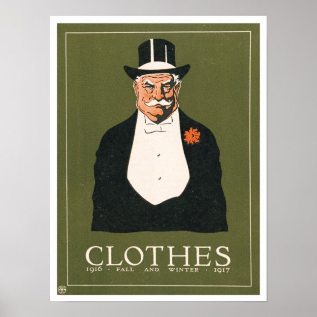 Victorian Gent Ad Fall/Winter 1916/1917 Art Print (Front)