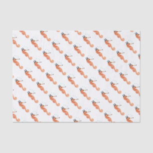 Victorian Gentleman Seahorse Tissue Paper