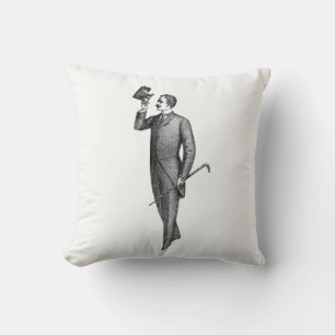 Victorian Gentleman Selfie Cushion