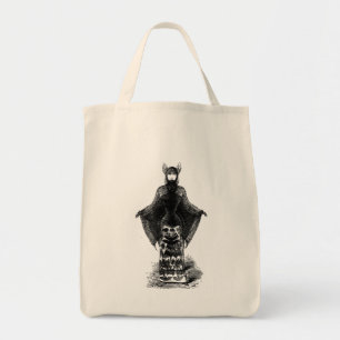 Victorian Girl in Bat Costume I Tote Bag
