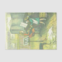 Victorian Girl's Musical duo decoupage