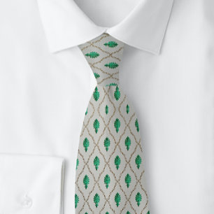 Victorian Gold Blossoms Diamond Classy Tie