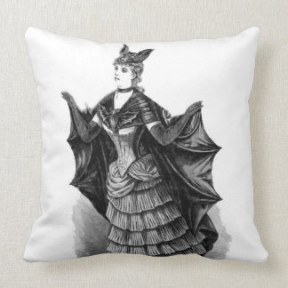 Victorian/Gothic Batgirl/Bat Costume Cushion